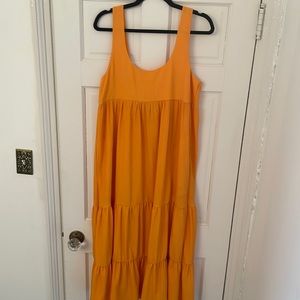 Free People Golden Yellow Maxi Dress
